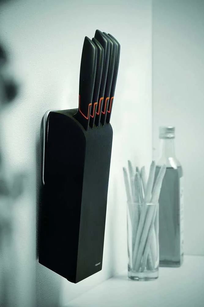 Fiskars Peilių rinkinys Edge 5 peiliai+stovas 1003099
