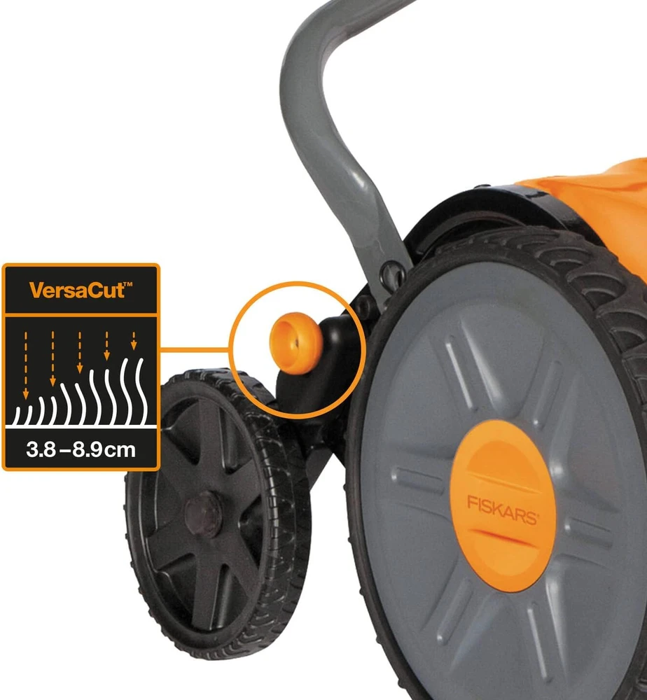 FISKARS StaySharp™ Plus mechaninė vejapjovė 43 cm