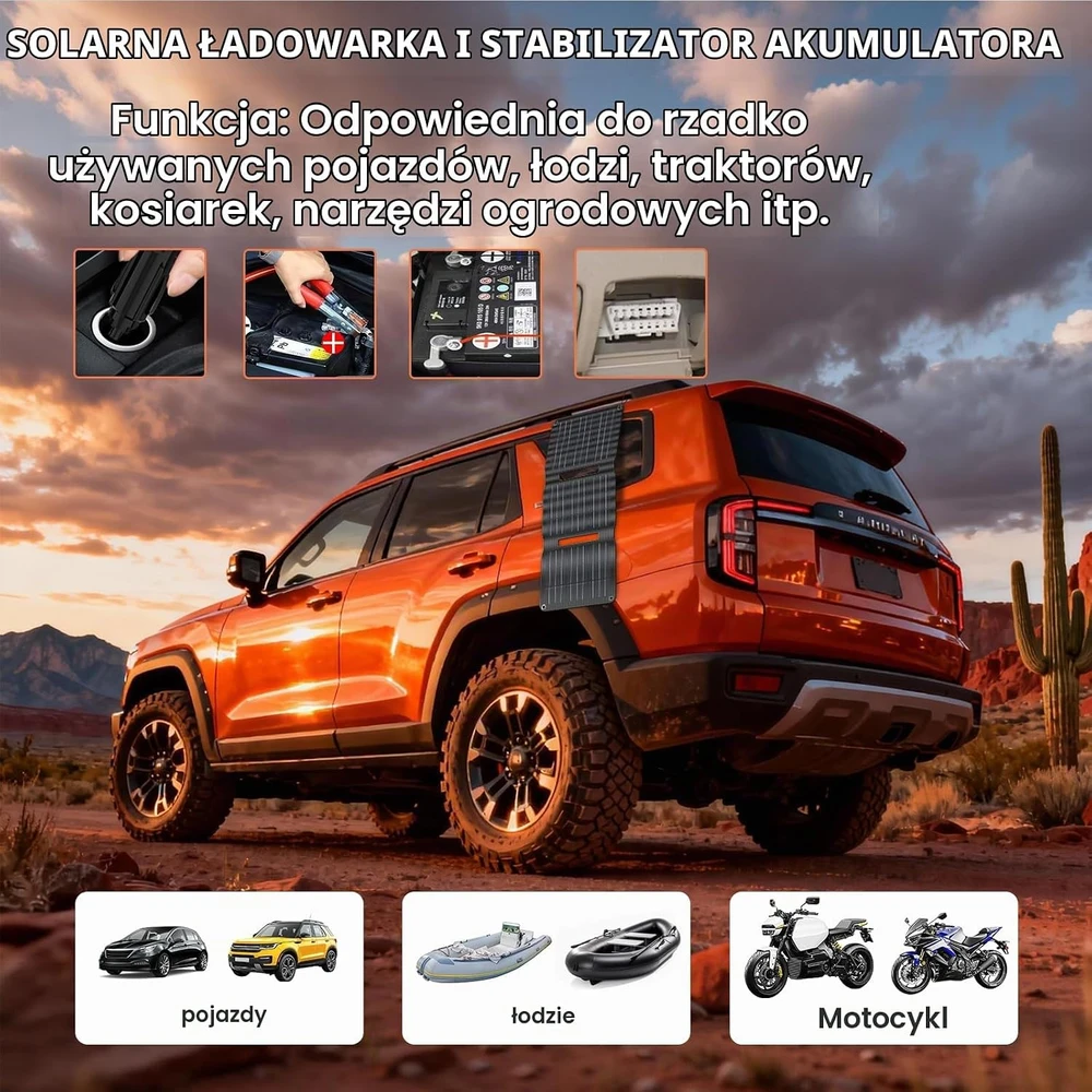 FlexSolar saulės akumuliatoriaus įkroviklis 15 W 12 V B0FX9LFG