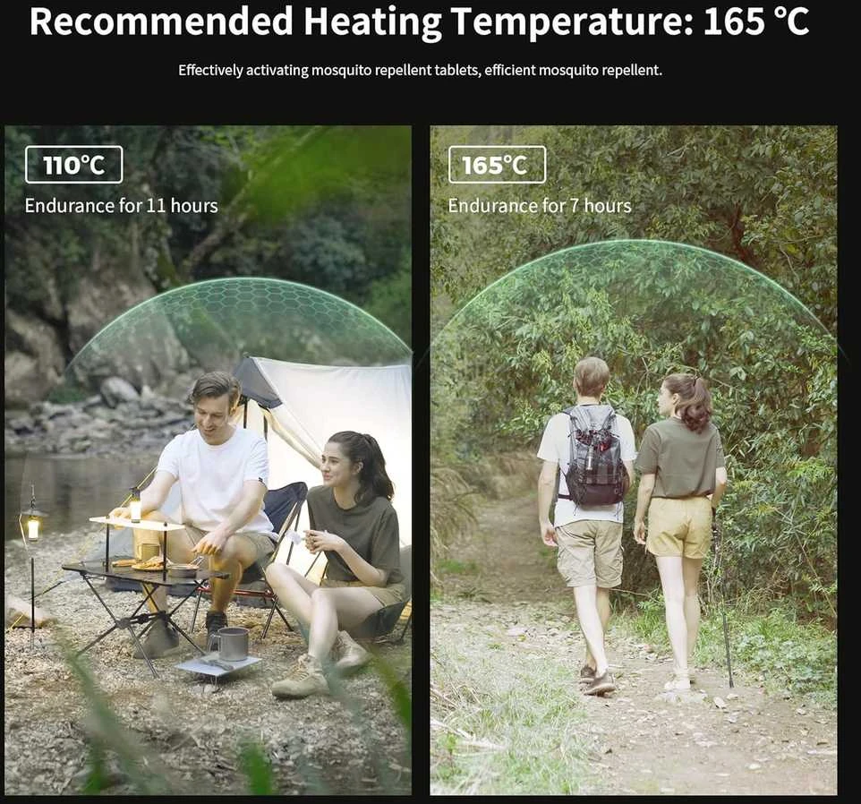 Portable mosquito repellent 3-in-1 Flextail Tiny Repel S (žalias)