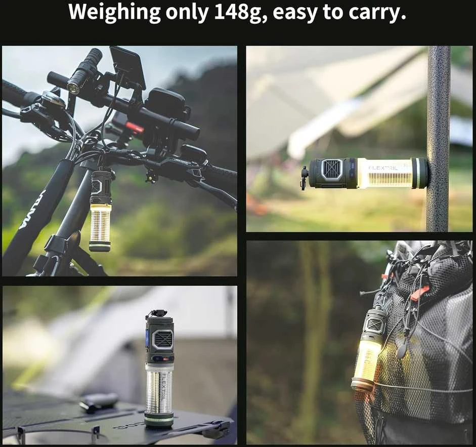 Portable mosquito repellent 3-in-1 Flextail Tiny Repel S (žalias)