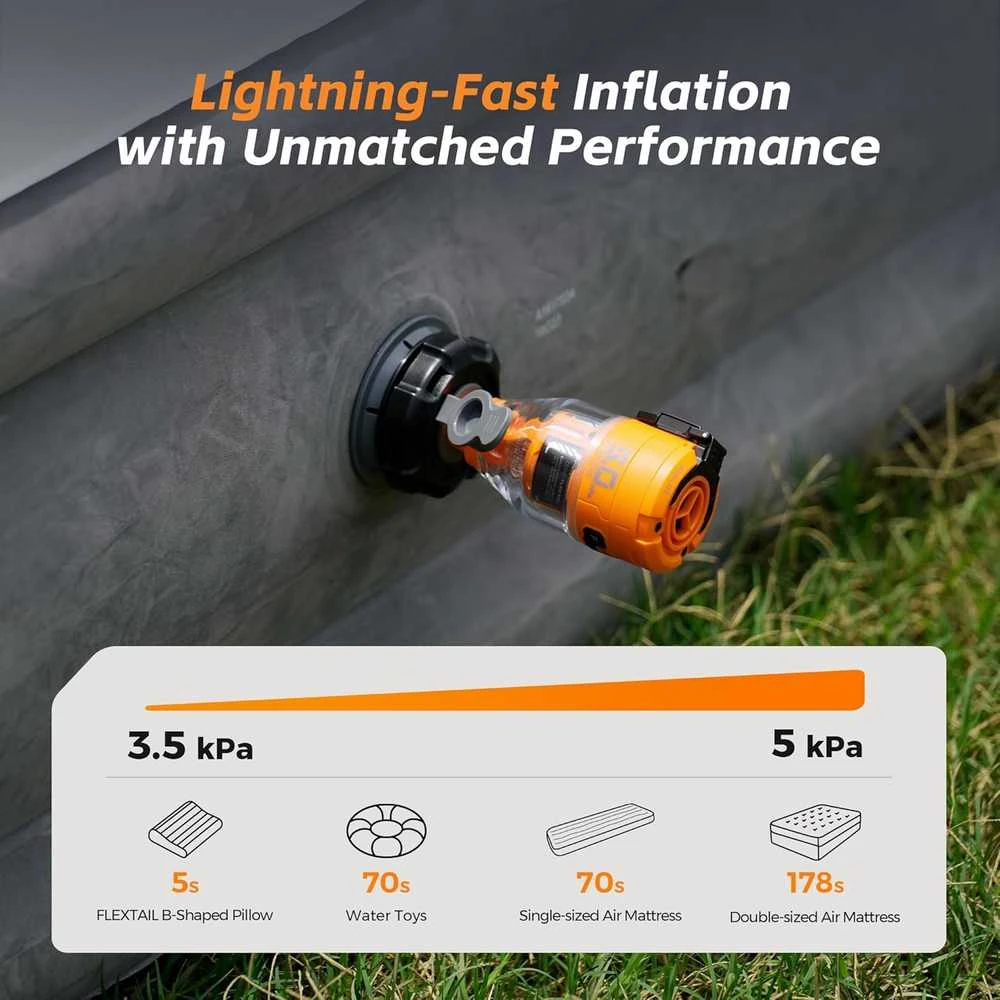 Pompa Flextail Max Pump 3 - Oranžinė