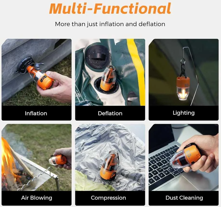 Pompa Flextail Max Pump 3 - Oranžinė
