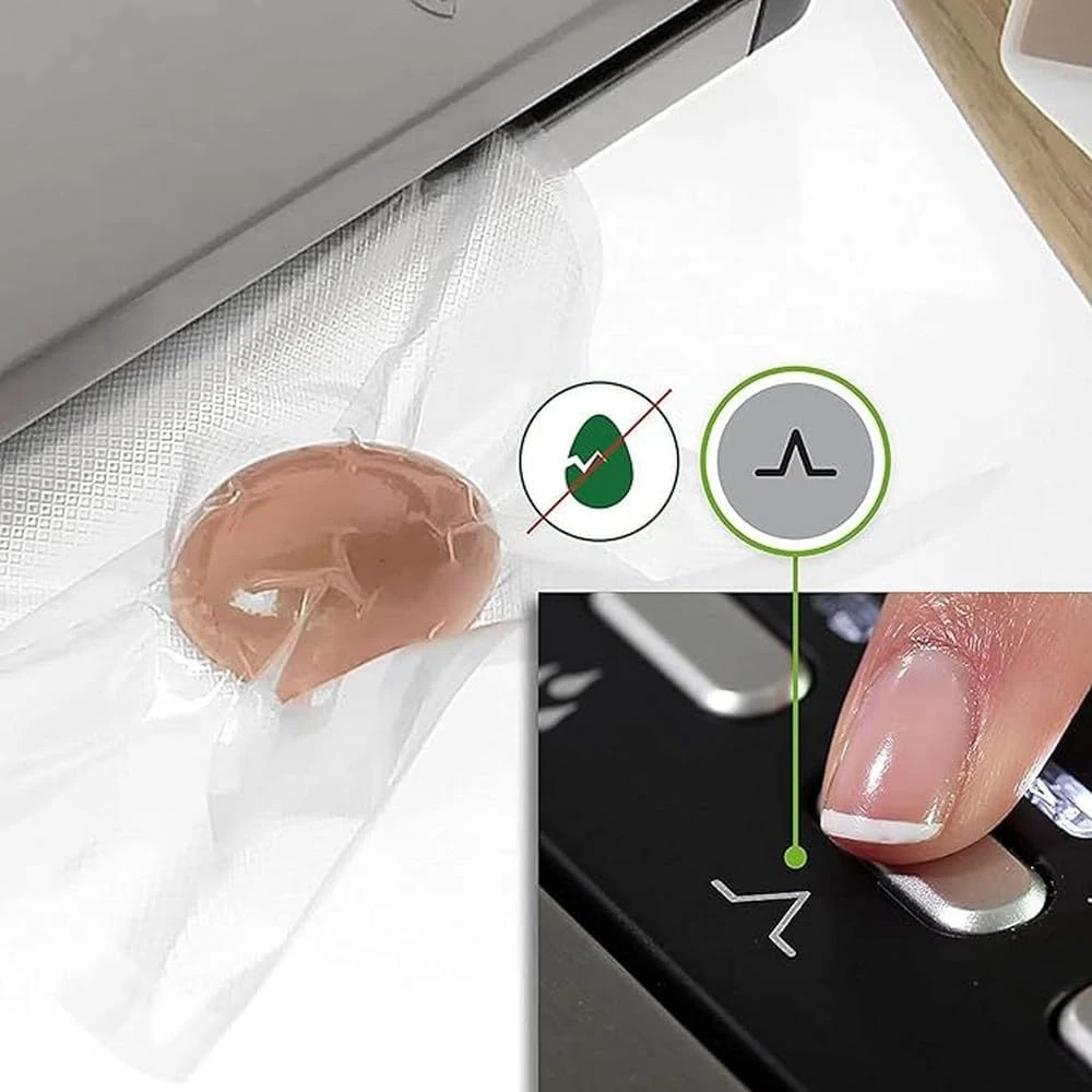 Food Saver Vakuumavimo Aparatas - Foodsaver Ffs005x 0.5 Mbar Juodas Nerūdijančio Plieno