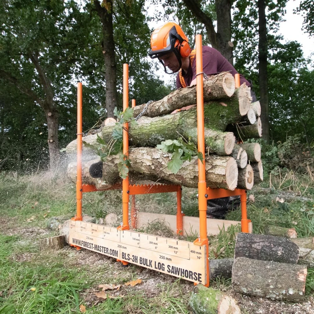 Forest Master rąstų pjovimo ožys 250 kg su trimis savaiminio fiksavimo grandinėmis BLS-3H