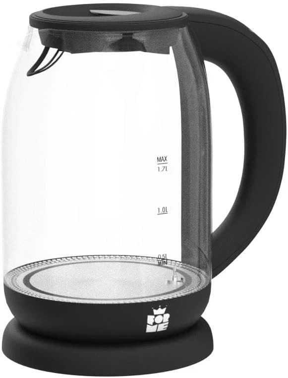 ForMe elektrinis stiklinis virdulys 1,7 l, 2200 W, reguliuojama temperatūra, FKG-227