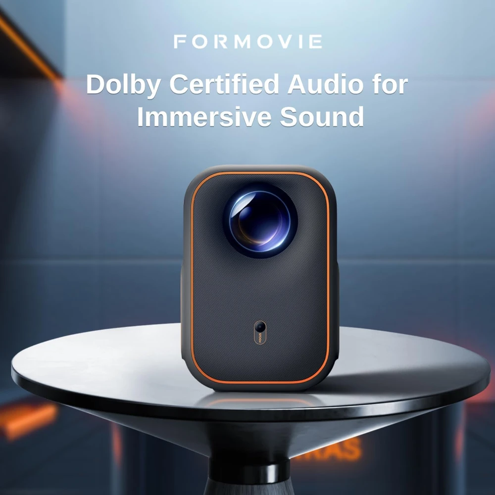 Formovie nešiojamasis projektorius Full HD 1080p su Google TV ir Bluetooth FM-XM-EP1