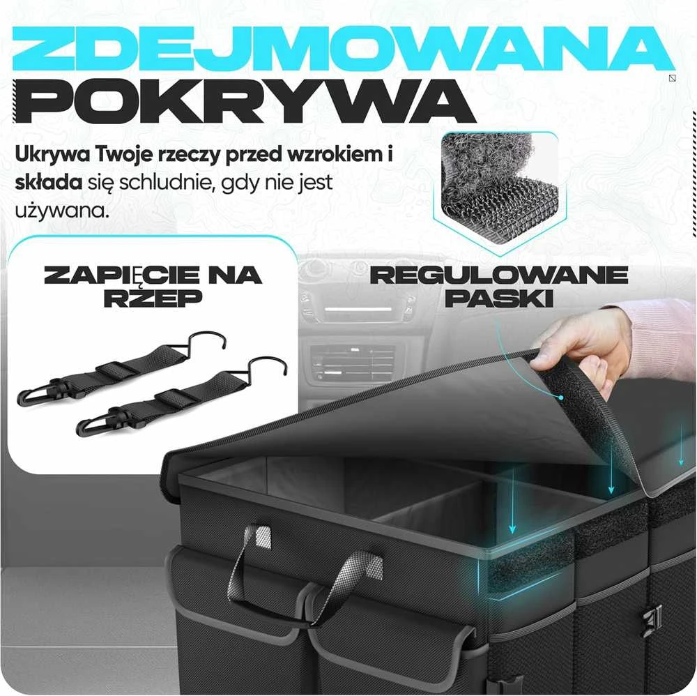FORTEM Automobilio bagažinės daiktadėžė, XL