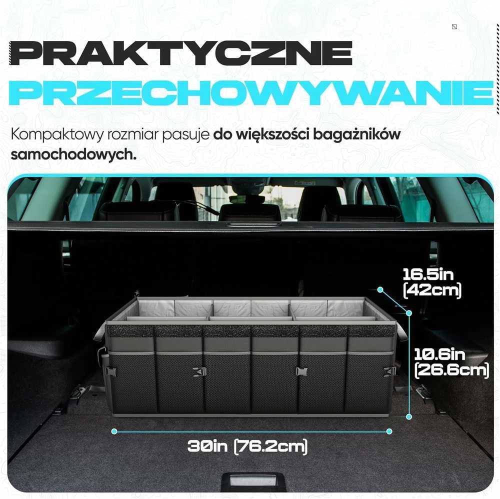 FORTEM Automobilio bagažinės daiktadėžė, XL