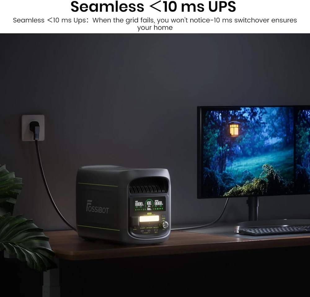 FOSSiBOT nešiojamoji įkrovimo stotelė 1024 Wh 1800 W LiFePO4 F1800