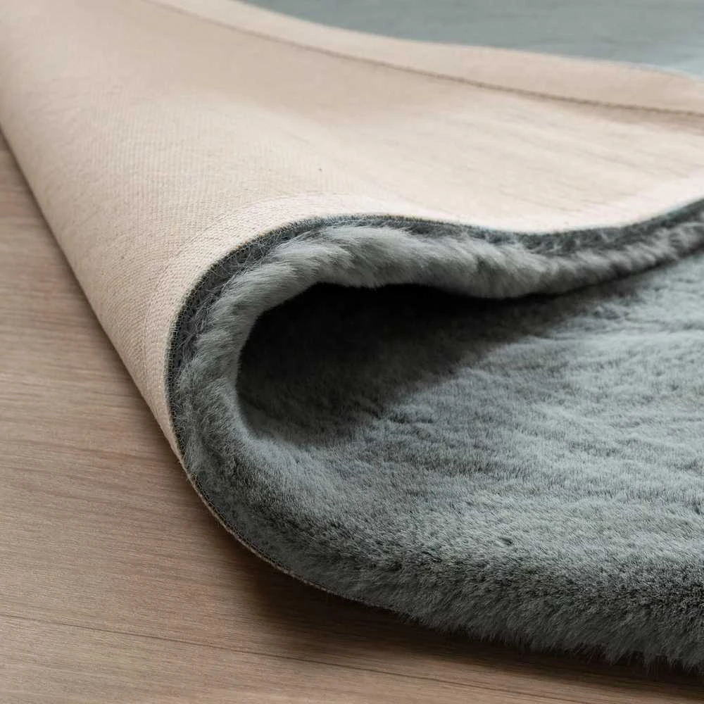FRAAI Home & Living kilimas su ilgu plauku, poliesteris, 80 × 150 cm, mėlynas-žalias, Comfy Supreme