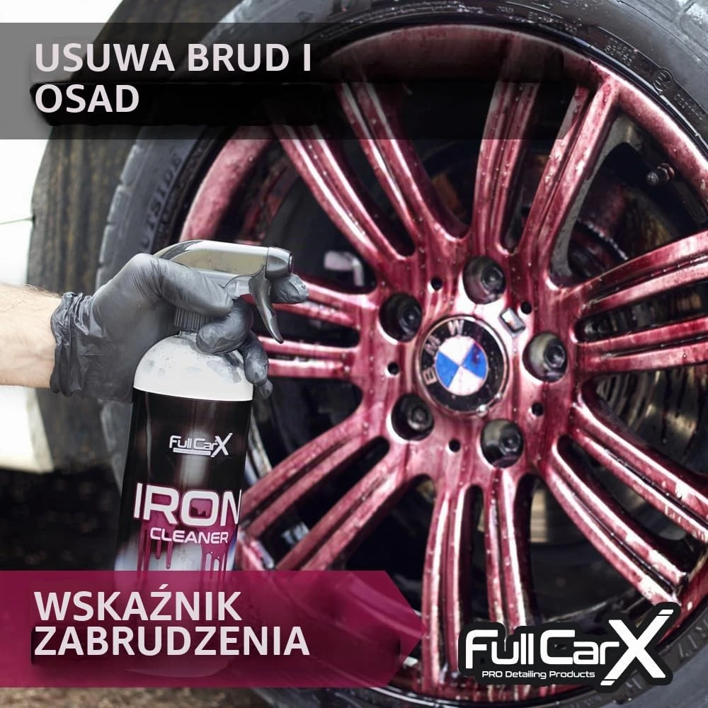 FullCarX ratlankių valiklis Iron Cleaner 750 ml neutralaus pH FCX109