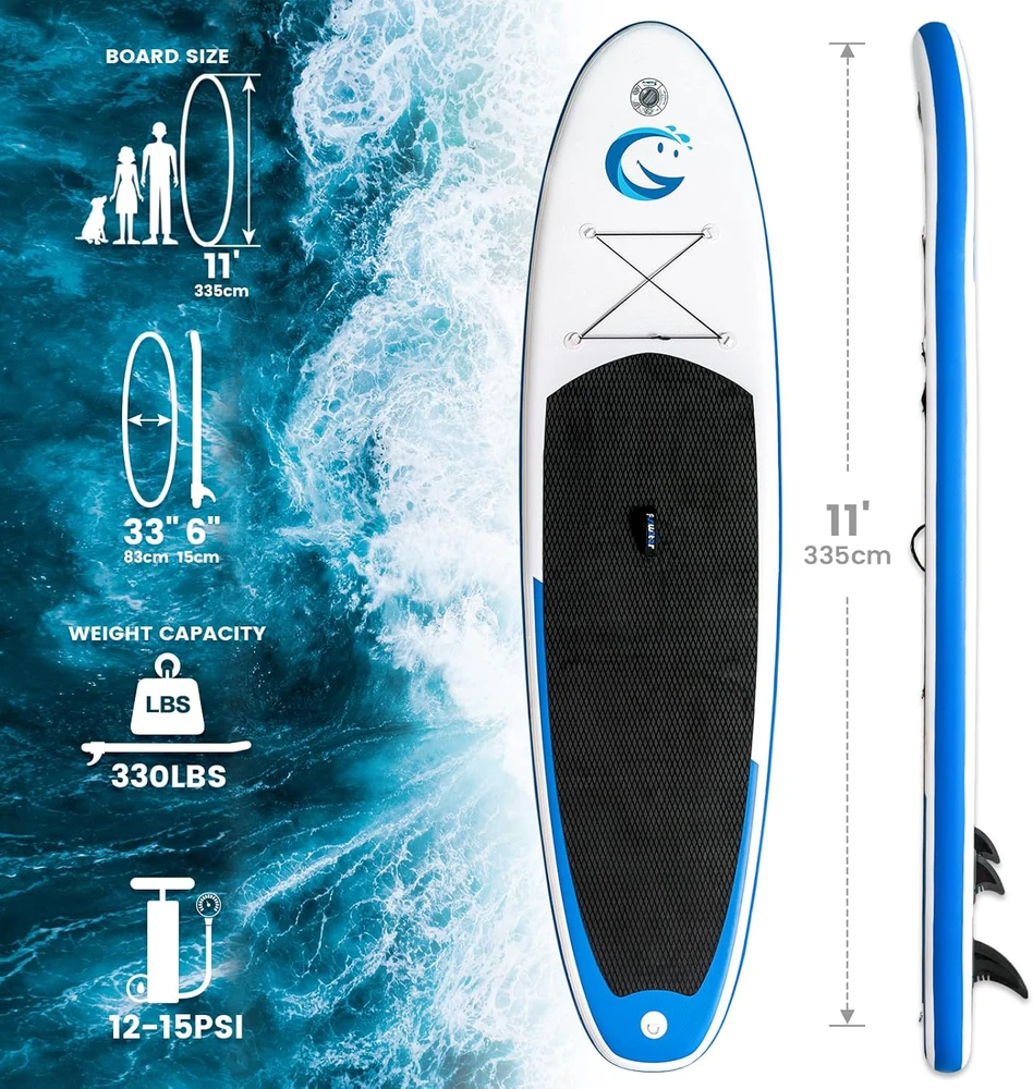 FunWater SUP irklentė SUPFW01A (mėlyna)
