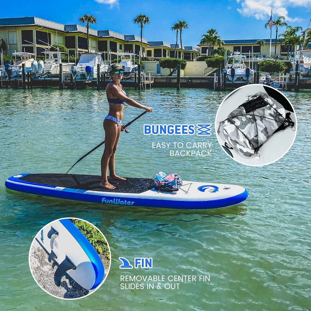 FunWater SUP irklentė SUPFW01A (mėlyna)