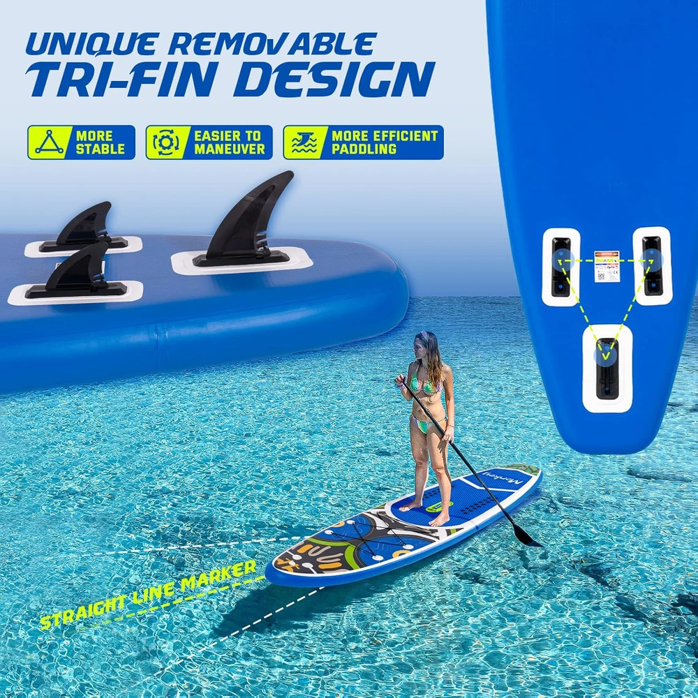 FunWater pripučiama irklentė SUP, 3,5 m x 0,83 m, 15 cm, su aksesuarais, SUPFR02E