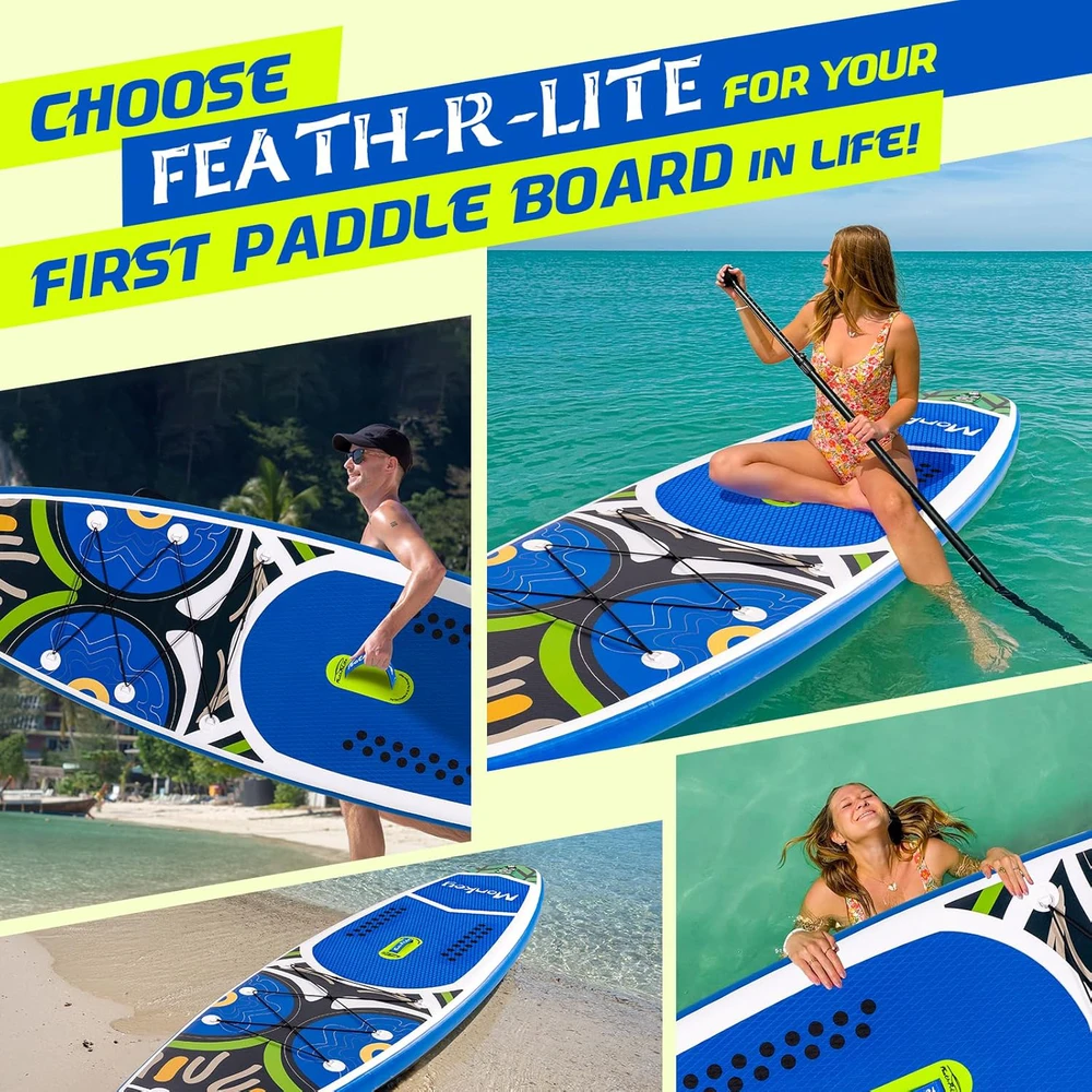 FunWater pripučiama irklentė SUP, 3,5 m x 0,83 m, 15 cm, su aksesuarais, SUPFR02E