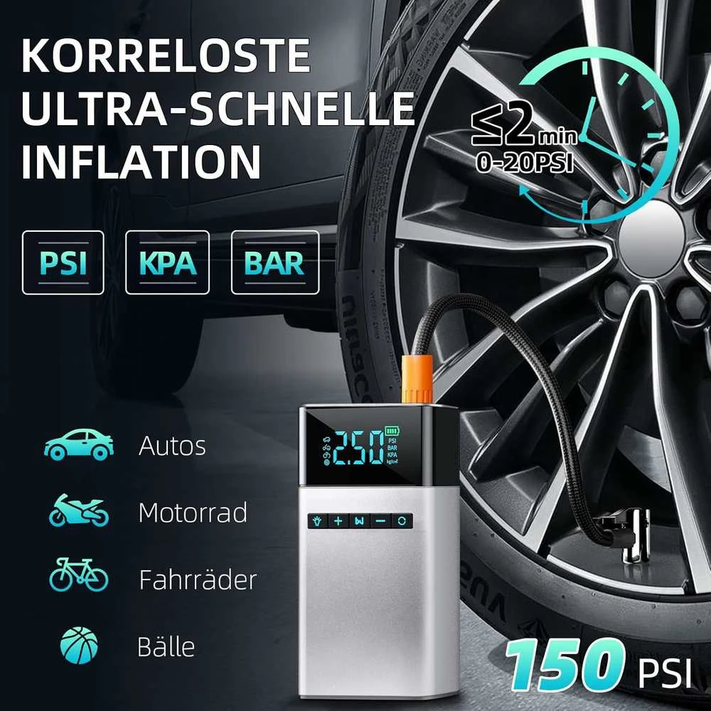 Fuqiduo Automobilio užvedimo įrenginys su oro kompresoriumi