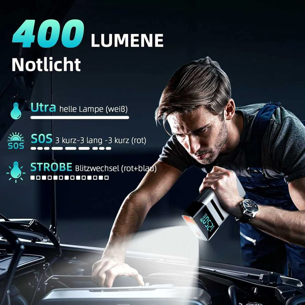 Fuqiduo Automobilio užvedimo įrenginys su oro kompresoriumi