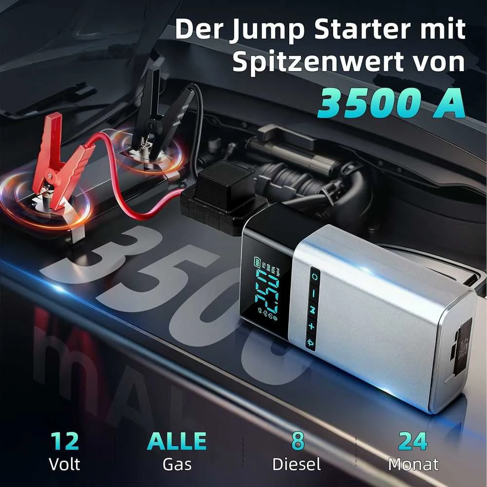 Fuqiduo Automobilio užvedimo įrenginys su oro kompresoriumi