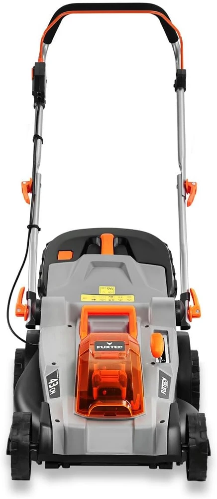 FUXTEC akumuliatorinė vejapjovė 40 V, 43 cm pjovimo plotis, reguliuojamas aukštis, FX-E2RM43SET