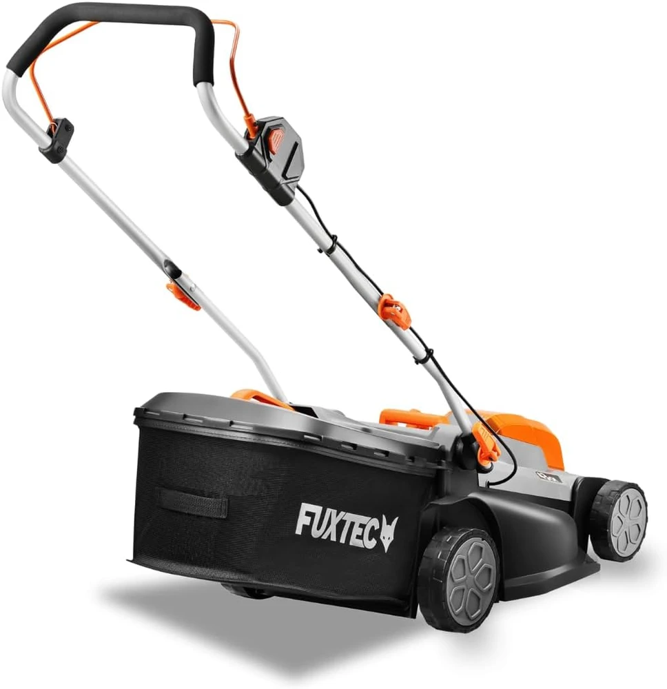 FUXTEC akumuliatorinė vejapjovė 40 V, 43 cm pjovimo plotis, reguliuojamas aukštis, FX-E2RM43SET