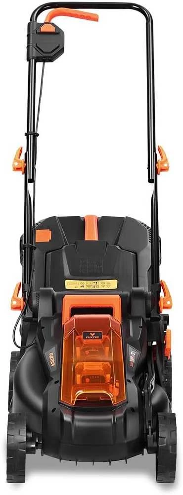 Fuxtec akumuliatorinė vejapjovė 40V 33 cm pjovimo plotis su 2x20V 2Ah ličio jonų akumuliatoriais ir dviguba įkrovimo stotimi FX-E1RM20-SET