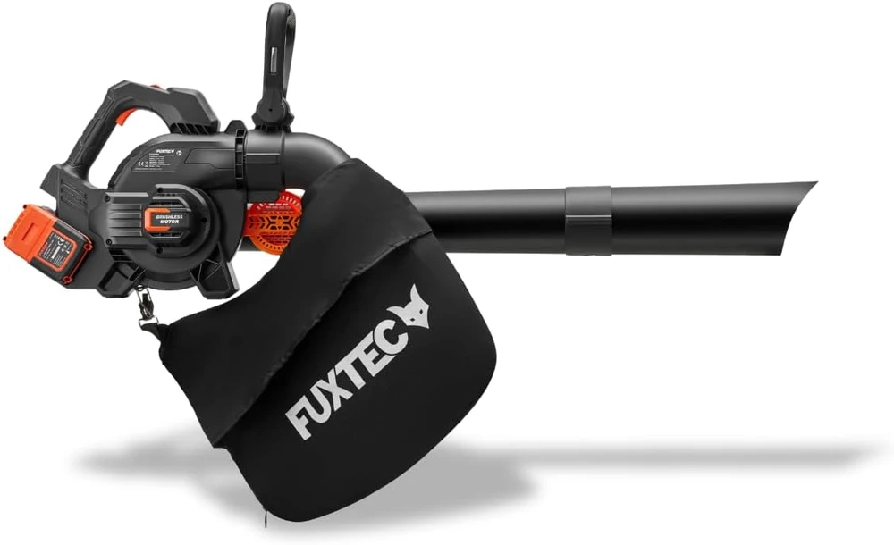 Fuxtec akumuliatorinis lapų pūstuvas ir siurblys 2 viename, 40 V, 685.1 m³/h, FX-E2LBSSET