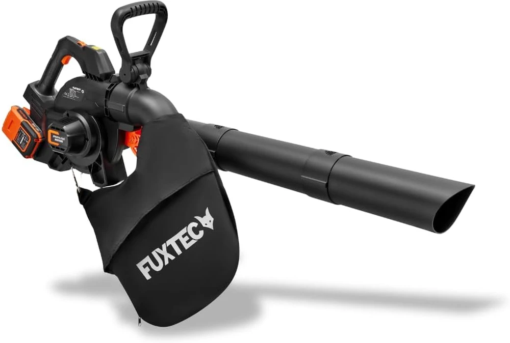 Fuxtec akumuliatorinis lapų pūstuvas ir siurblys 2 viename, 40 V, 685.1 m³/h, FX-E2LBSSET