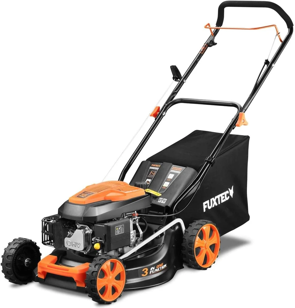 Fuxtec benzininė vejapjovė 3in1, 2.6 kW, 46 cm pjovimo plotis, reguliuojamas aukštis, FX-RM4646ECO