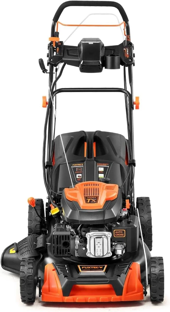 Fuxtec benzininė vejapjovė 4-in-1, 6 AG, 4.4 kW, 51 cm pjovimo plotis, elektrinis starteris FX-RM5196eSPRO