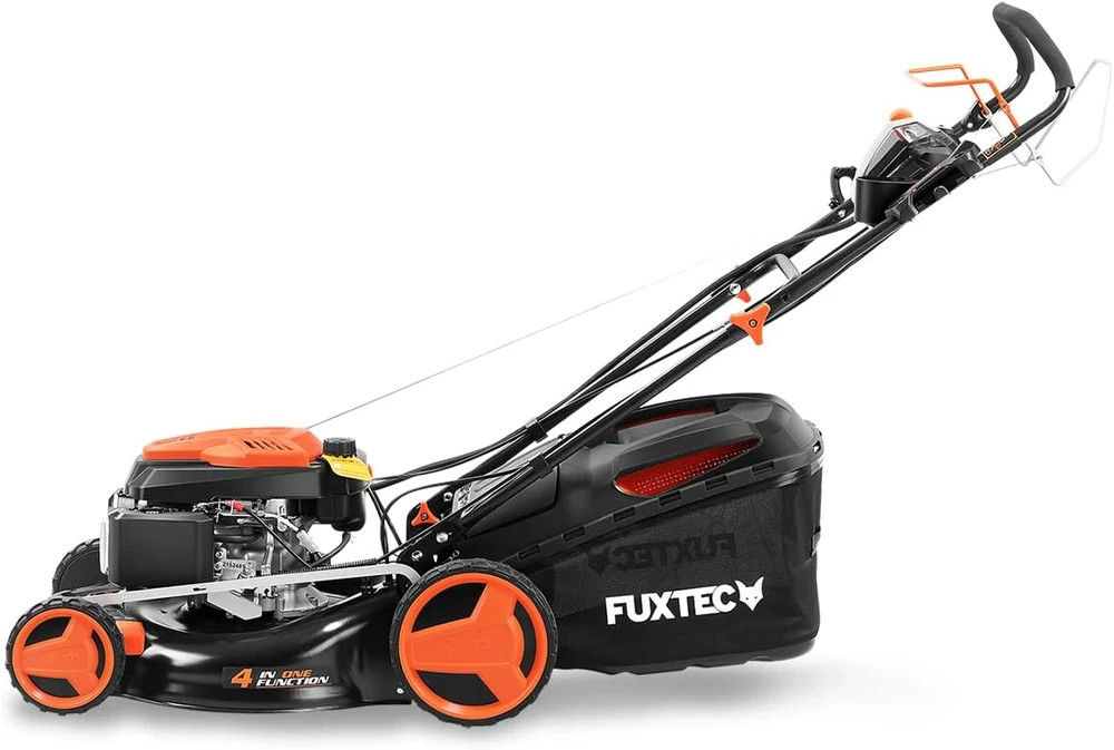 Fuxtec benzininė vejapjovė 4-in-1, 6 AG, 4.4 kW, 51 cm pjovimo plotis, elektrinis starteris FX-RM5196eSPRO