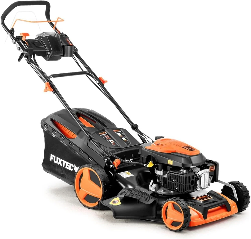 Fuxtec benzininė vejapjovė 4-in-1, 6 AG, 4.4 kW, 51 cm pjovimo plotis, elektrinis starteris FX-RM5196eSPRO