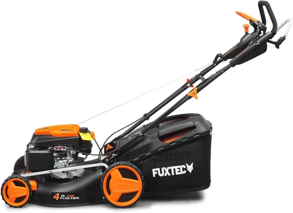 FUXTEC benzininė vejapjovė 4in1, 4,4 kW, 51 cm, 60 l krepšys, reguliuojamas pjovimas FX-RM5196PRO