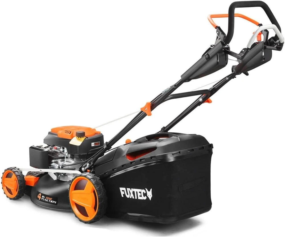 FUXTEC benzininė vejapjovė 4in1, 4,4 kW, 51 cm, 60 l krepšys, reguliuojamas pjovimas FX-RM5196PRO