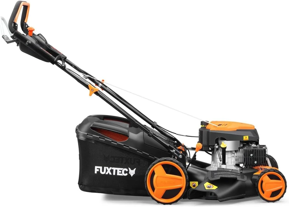 FUXTEC benzininė vejapjovė 4in1, 4,4 kW, 51 cm, 60 l krepšys, reguliuojamas pjovimas FX-RM5196PRO