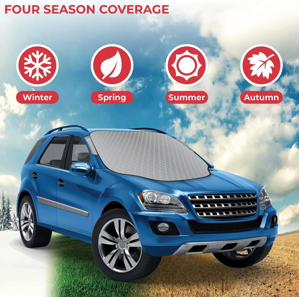 GADLANE magnetinis automobilio priekinio stiklo uždangalas 145 × 100 cm GL1493