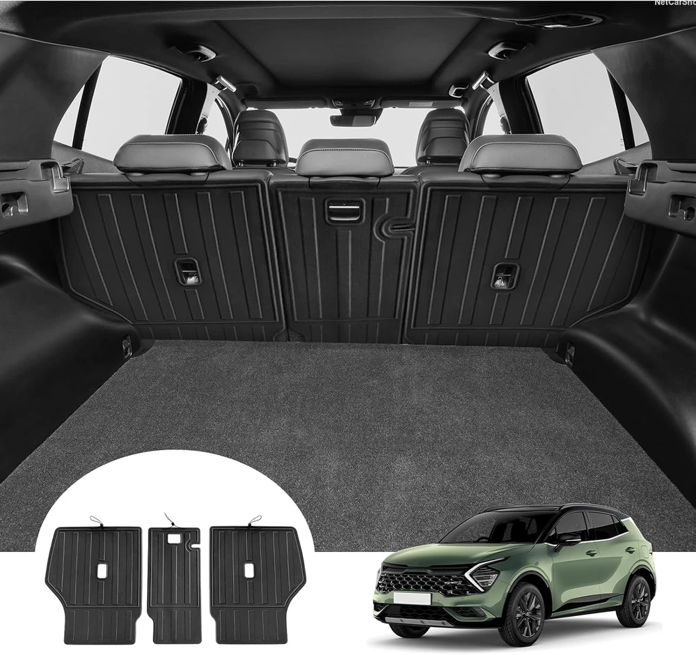 GAFAT bagažinės kilimėlis Kia Sportage NQ5 2022–2025, sulankstomas, TPE, 3 dalių