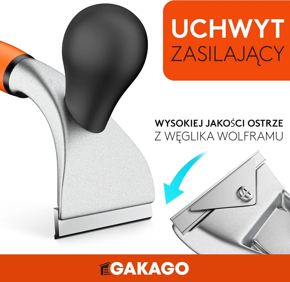 Gakago universalus rankinis grandiklis su 65 mm volframo karbido ašmenimis Kraftschaber