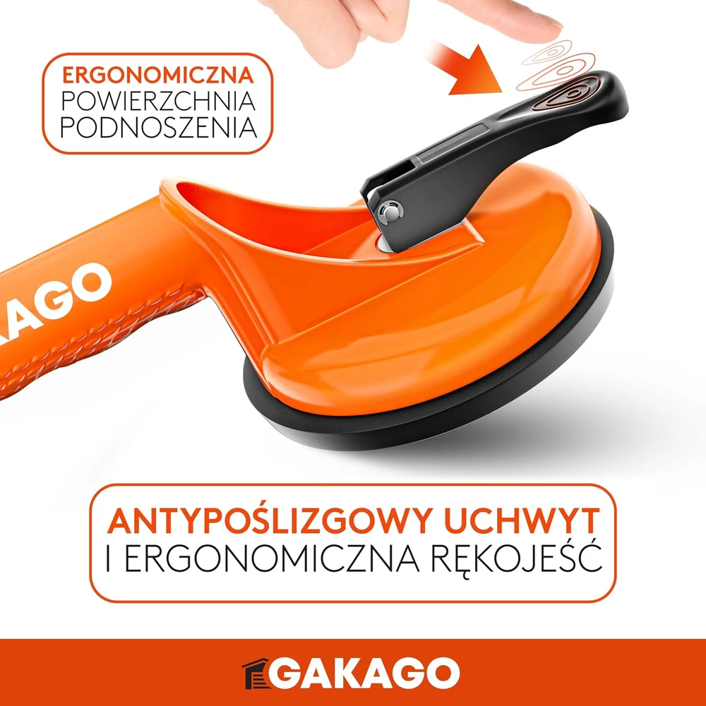 Gakago vakuuminių siurbtukų keltuvas 120 kg plytelėms ir stiklui, 2 vnt., VAC2-2pc
