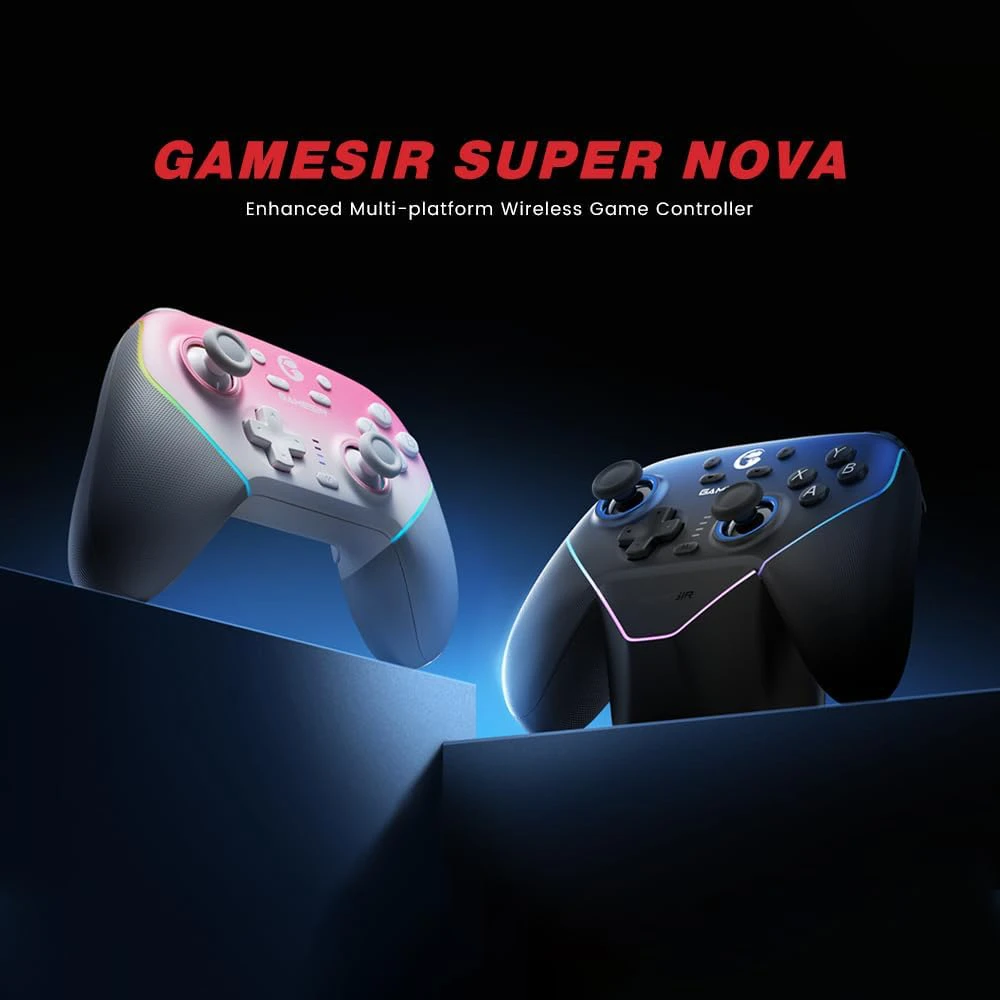 GameSir SuperNova T4n Pro belaidis žaidimų valdiklis mėlynos spalvos