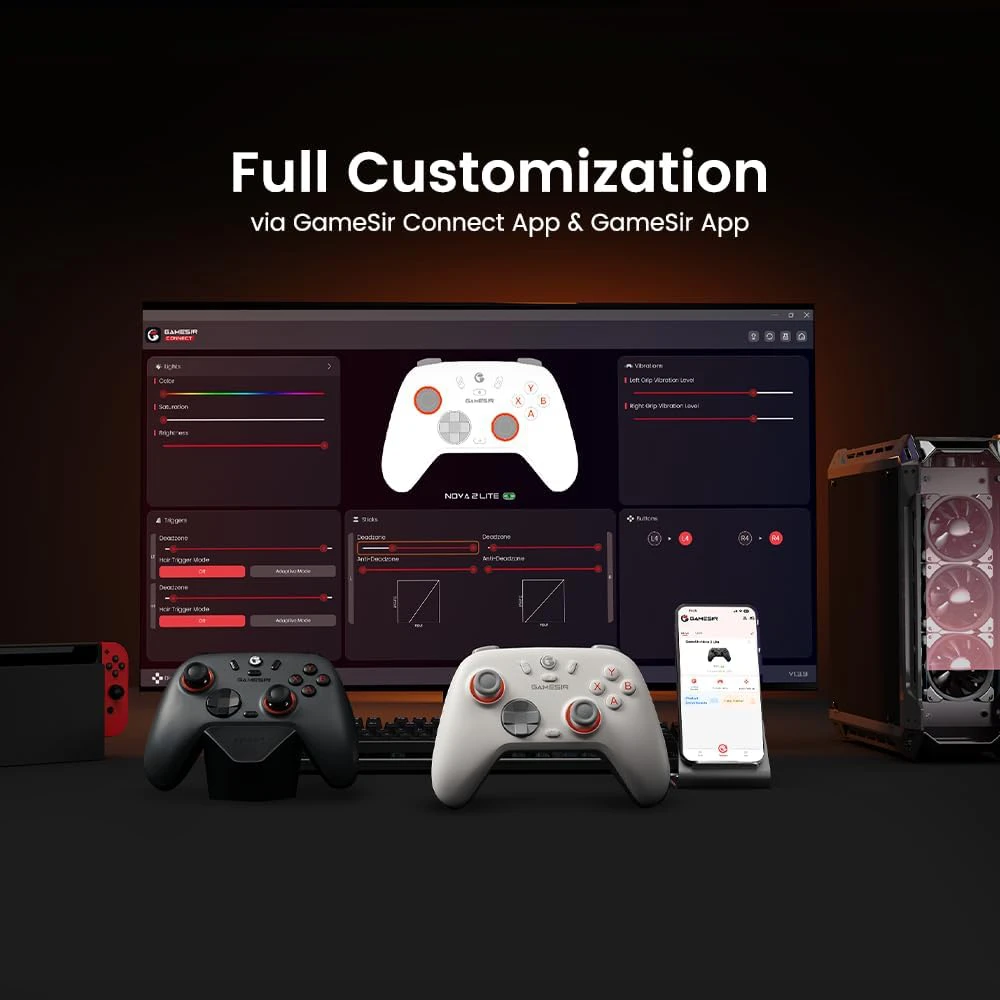 GameSir Nova 2 Lite bevielis valdiklis (pilkas)