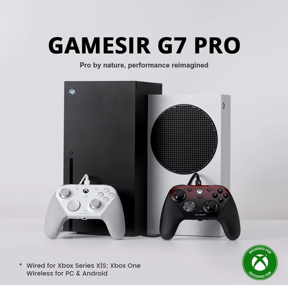 „GameSir G7 Pro“ universalus „Bluetooth“ žaidimų valdiklis „XBOX“ serijos „X/S“ / „One“ baltoms sistemoms
