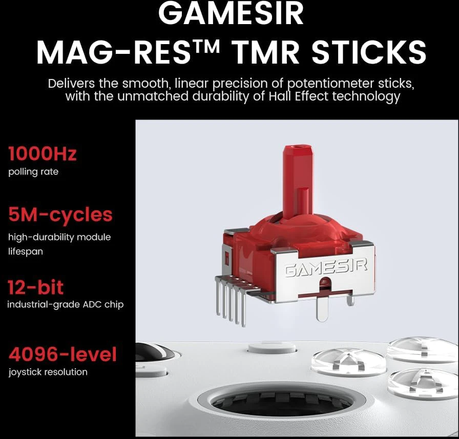 „GameSir G7 Pro“ universalus „Bluetooth“ žaidimų valdiklis „XBOX“ serijos „X/S“ / „One“ baltoms sistemoms