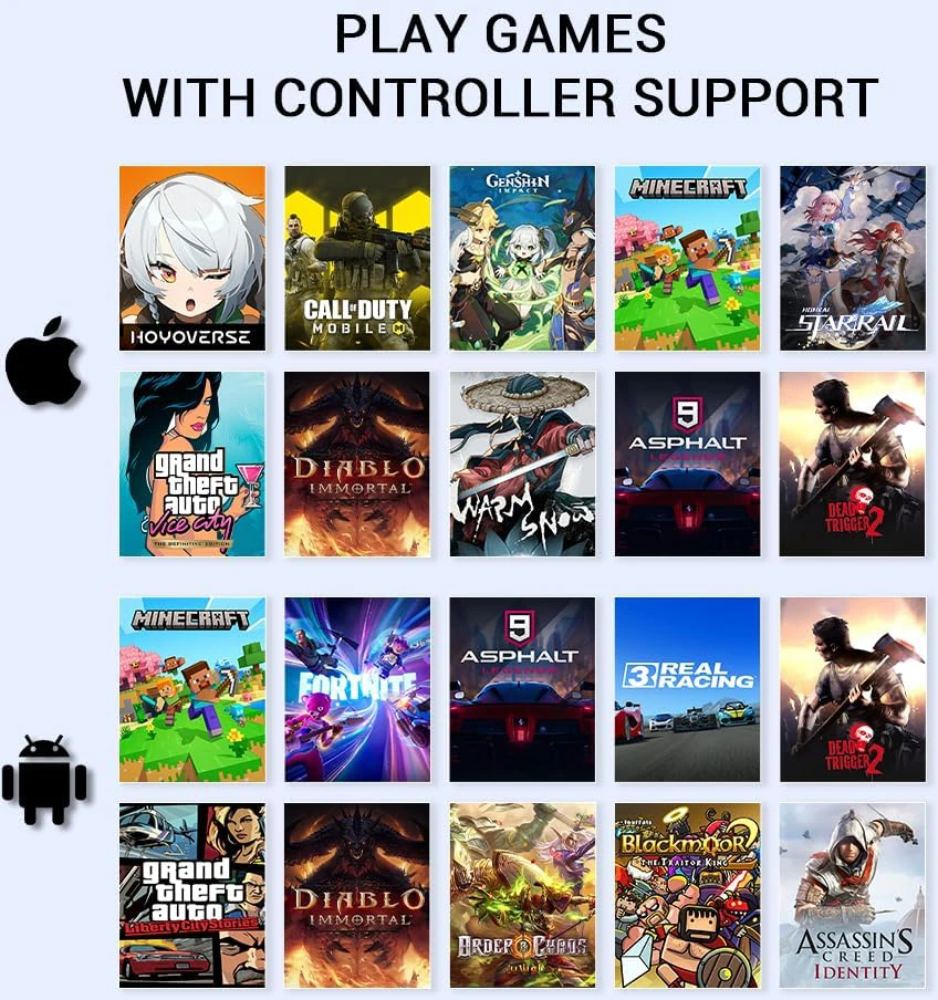 Gamesir GamesSir X5 Lite BK Mobile Controller juodos spalvos