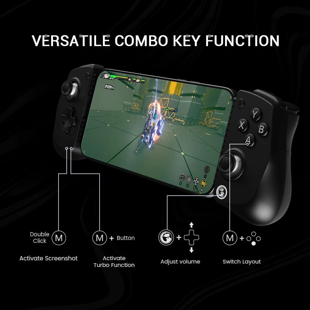 Gamesir GamesSir X5 Lite BK Mobile Controller juodos spalvos