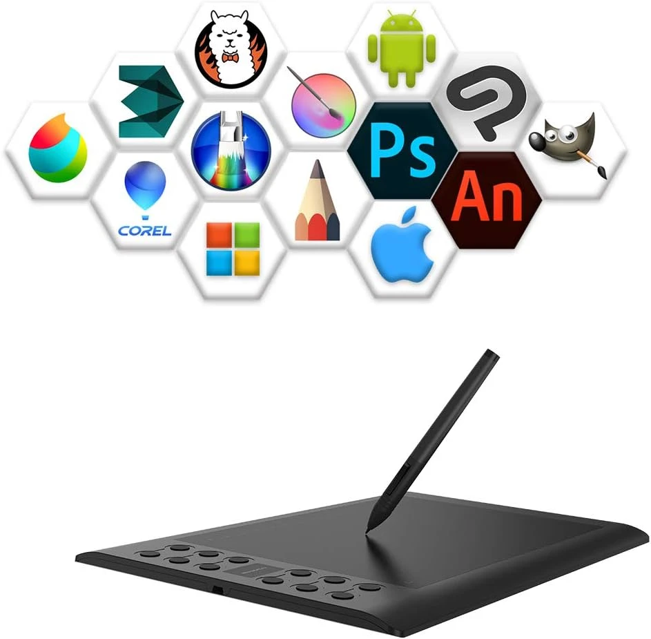 GAOMON M106K PRO grafinis planšetinis kompiuteris
