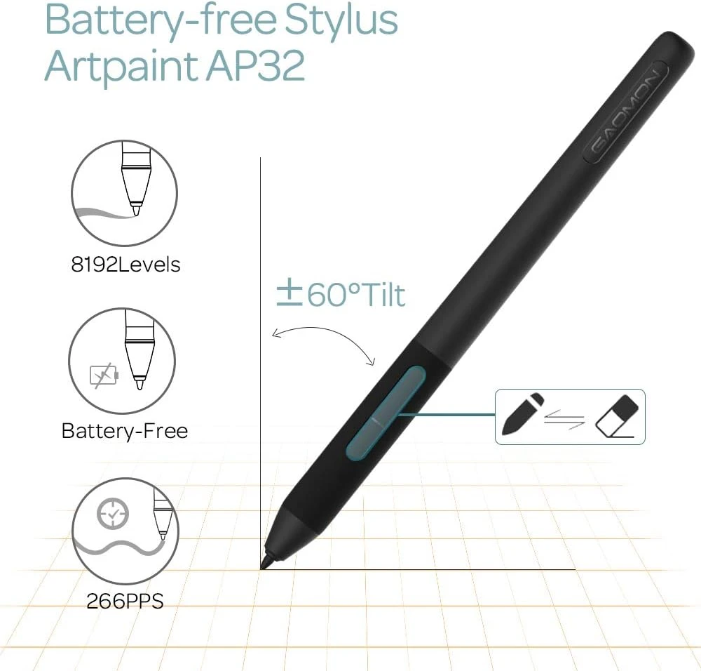 GAOMON M106K PRO grafinis planšetinis kompiuteris