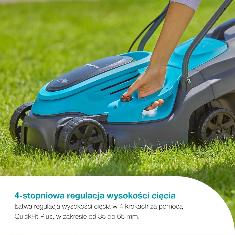 Gardena akumuliatorinė vejapjovė 32 cm, reguliuojamas aukštis, EasyMax 32/18 V Solo