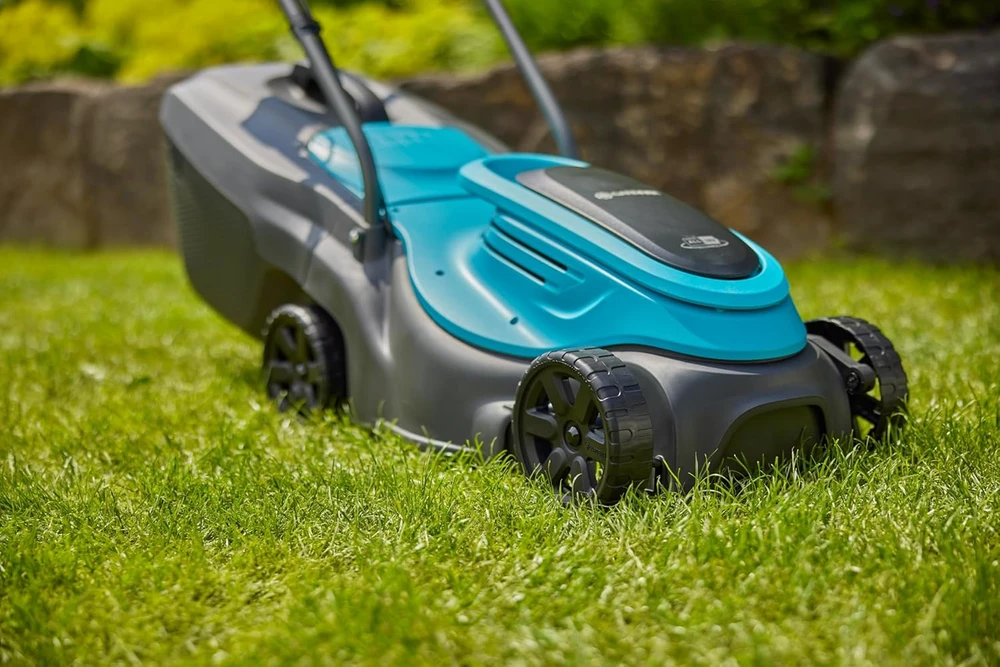 Gardena akumuliatorinė vejapjovė 32 cm, reguliuojamas aukštis, EasyMax 32/18 V Solo