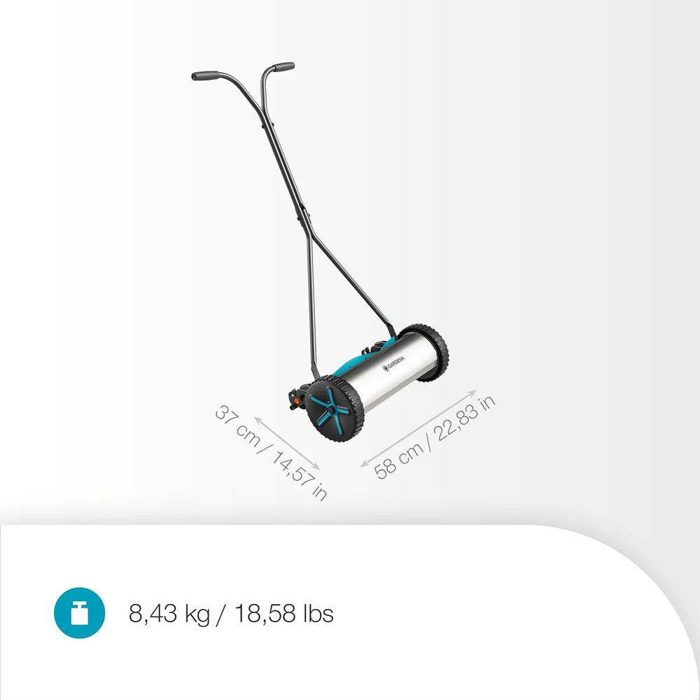 Gardena „Comfort“ rankinė vejapjovė su ritėmis 400 11760-20